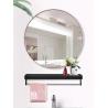 Buy cheap Hanging Gold LED Backlit Living Room Wall Mirror Customize Decoration from wholesalers
