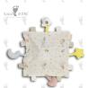 Buy cheap Eco Friendly Brown Sleepy Sheep White Plush Comforter 27 X 27cm from wholesalers