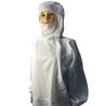 Buy cheap Biotech / Pharmaceutical ESD Safe Materials Cleanroom ESD Suit With Hood And Facemask from wholesalers