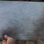 Silver Decorative Stainless Steel Sheet SS 430 Round Hole Metal Plate