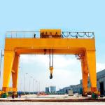 Heavy duty 100 - ton double girder gantry crane for sale