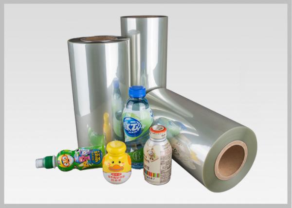 Buy cheap 45 Micron PETG Shrink Film Heat Shrinkable Film For Bottle Label , Shrink Sleeves from wholesalers