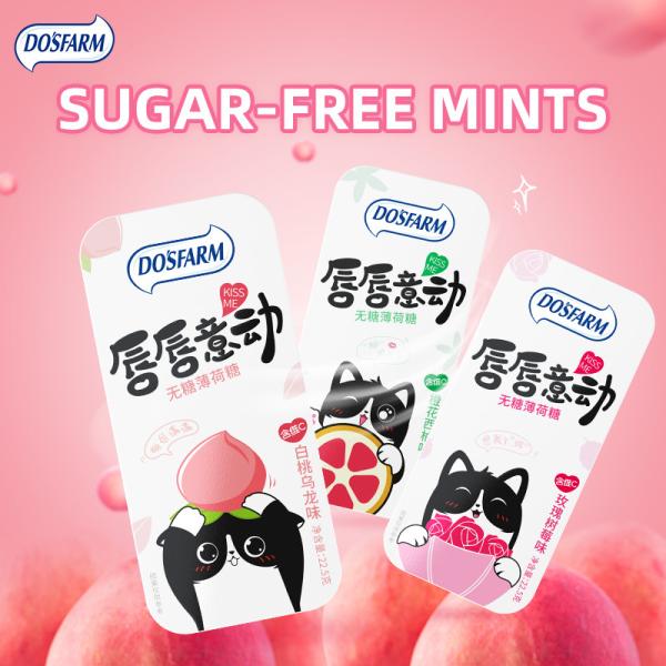 Buy cheap Do's Farm Sugar Free Mints Kiss Me Candy Contains Vitamin C Cute Packaging Fresh Breath from wholesalers