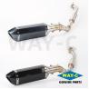 Buy cheap Universal Motorcycle Exhaust Pipe Carbonfiber Motorbike Muffler from wholesalers