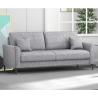 Buy cheap 3 Piece Sofa set with Pillows, Light Gray Linen from wholesalers