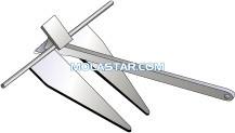 Buy cheap Molastar Stockless Steel Anchor For Sale Danforth Anchor Offshore Anchor Easy Handling Steel Anchor For Marine from wholesalers