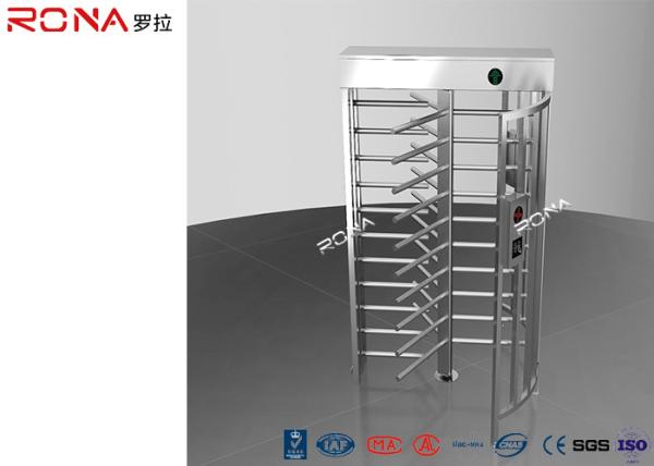 Buy cheap Remote Control 3 Armed Full Height Turnstile SUS304 Stainless Steel Single Lane from wholesalers