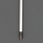 #45 steel 12mm knurled keyway threaded electric fan motor shaft for industrial