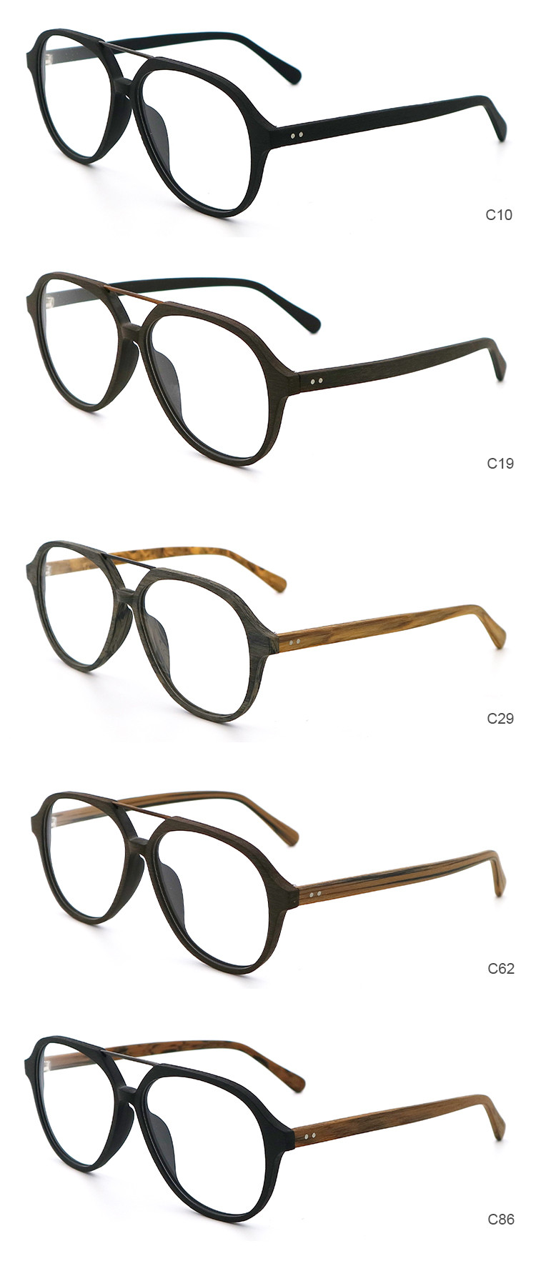 Best Online Fashion Various Colors Acetate Eyeglasses Optical Frame