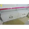 Buy cheap Wall Side Pharmacy Display Racks Metal Light Box 2200mm High Cream White Color from wholesalers