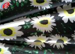 Printed Swimming 85 Polyester 15 Spandex Fabric , Four Way Stretch Lycra Fabric