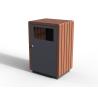 Buy cheap Outdoor Commercial Garbage Bin And Park Rubbish Bin Wood Ashtray Dustbin For Community from wholesalers