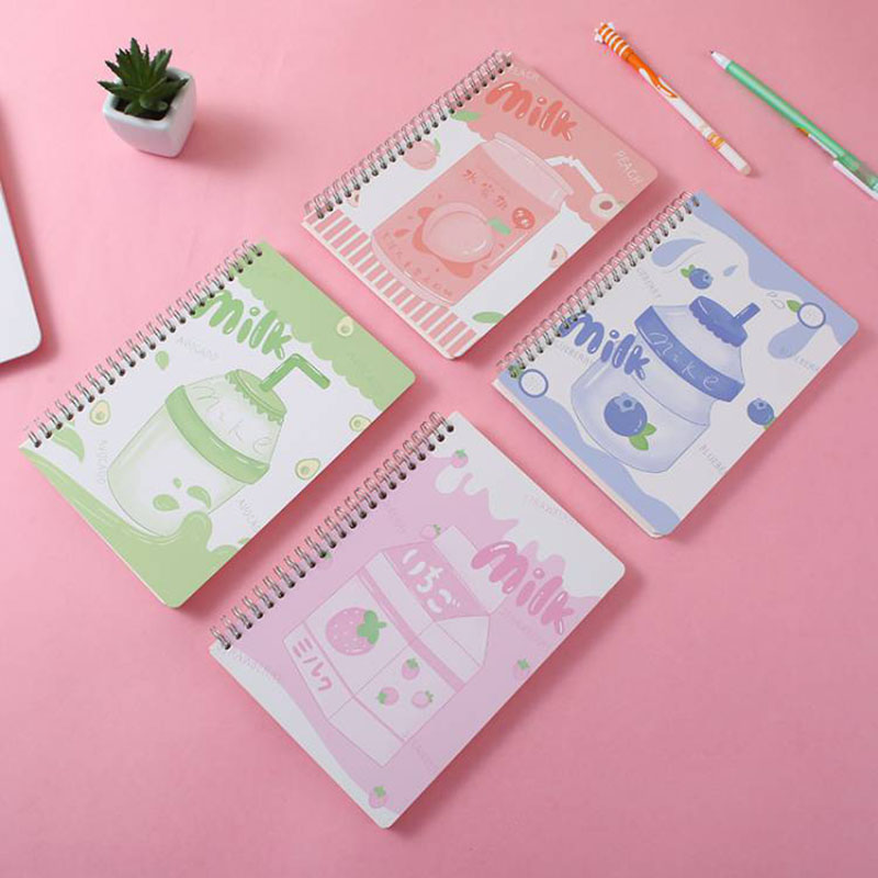 Self-Adhesive A5 Customized Hardcover Spiral Journal Planner Notebook for Customized