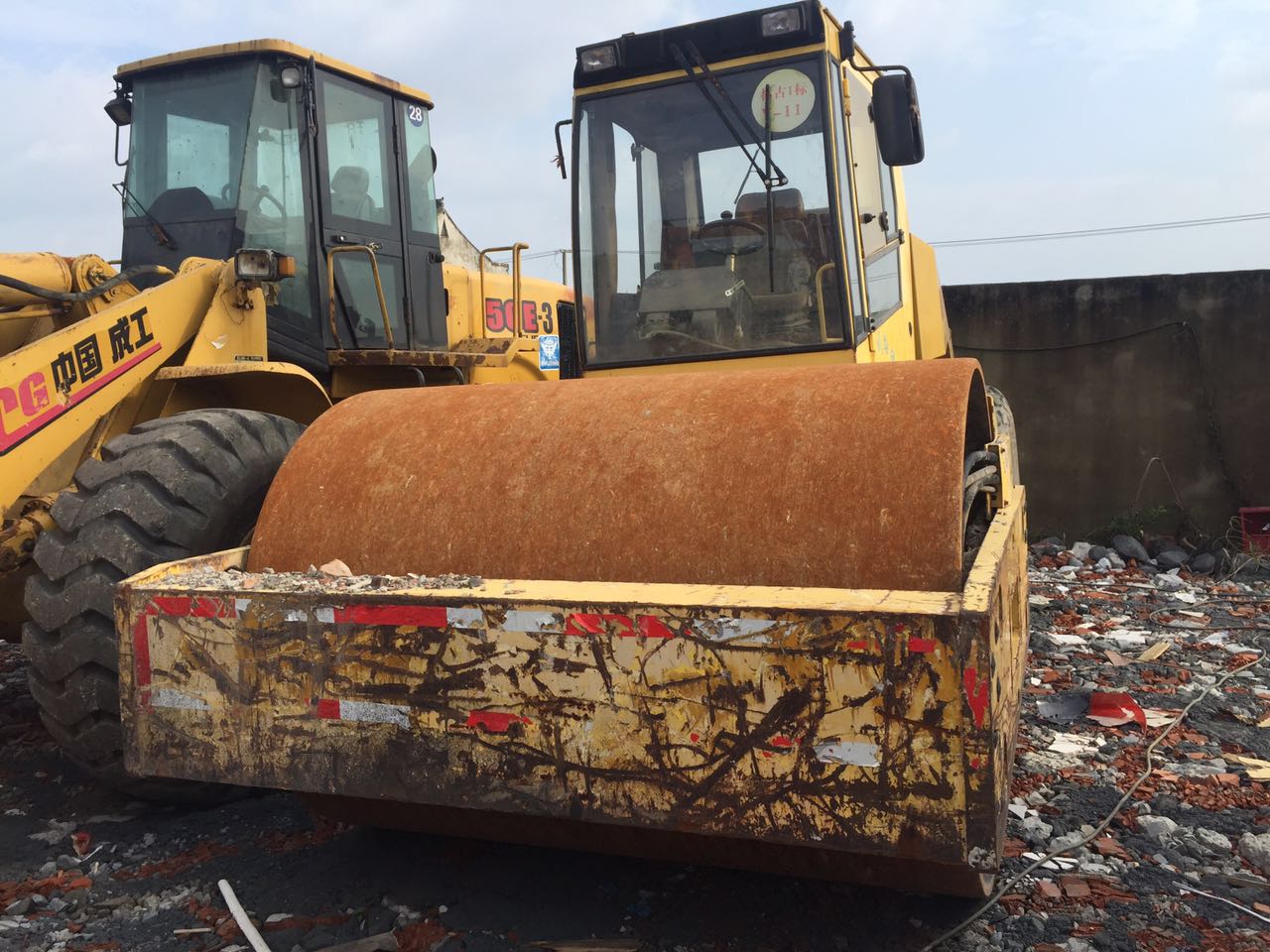 BOMAG BW219HD-3 used road roller used compactor made in Germany Vibratory Smooth Drum Roller used shanghai