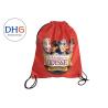 Buy cheap Cloth Drawstring Gym Sack Drawstring Bag , Personalized Cinch Bags 210 Denier from wholesalers