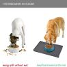 Buy cheap Gray Silicone Dog Cat Bowl Mat Non Stick Waterproof from wholesalers
