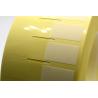 Buy cheap 60x15-25mm Cable Adhesive Label 1mil Yellow Gloss Transparent Water Resistant Polyester Cable Label from wholesalers