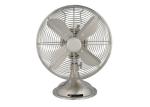 12" Oscillating Antique Electric Table Fan , 3 Speed Air Circulator Fan