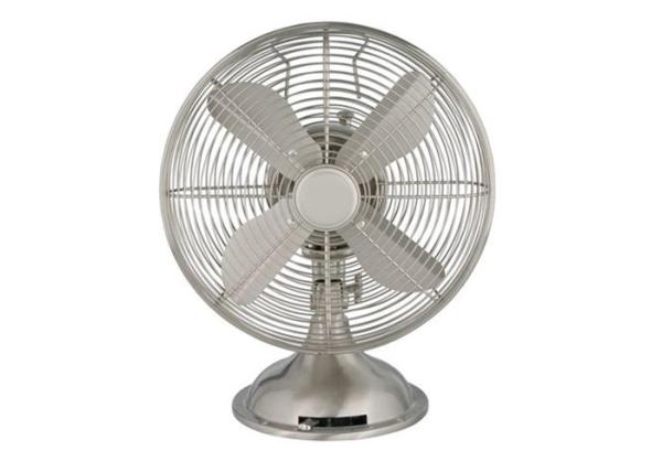Buy cheap 12" Oscillating Antique Electric Table Fan , 3 Speed Air Circulator Fan from wholesalers