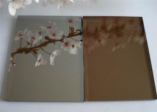 Buy cheap Flat / Curve Shape Solar Reflective Glass , 3mm - 12mm Thickness Brown Reflective Glass from wholesalers