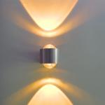 2W LED Wall Lamp AC110V/220V up and down Acrylic Abajur material Aluminum Sconce