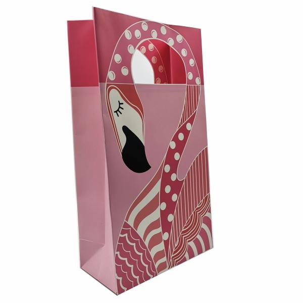 Buy cheap PMS Luxury CCNB Paper Clothing Gift Packaging Bag Debossed from wholesalers