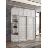 Buy cheap Eco Friendly White Wooden Wardrobe With Sliding Door Washable Height 20cm from wholesalers