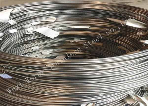 Buy cheap Round Welded Stainless Steel Coil Tubing With ASTM A249 , Small Diameter SS Pipes from wholesalers