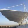 Buy cheap PU Curved Tensile Membrane Roof PTFE Membrane Architecture Cutting from wholesalers