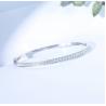 Buy cheap 3.0mm 18K Gold Diamond Bangle 1.00ct 18K Tri Color Bracelet from wholesalers