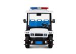 White 5 Seater Battery powered Electric Patrol Car 5KW 72V