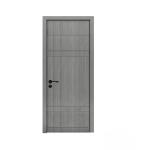Modern Wooden House Interior Doors , Customized Melamine Frames Wood Door
