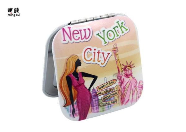 Plastic Small Ladies Handbag Mirrors , Elegant Decorative Compact Mirrors