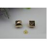 Buy cheap High end handbag decorative accessories gold 12 mm leather studs rivets with screws from wholesalers