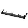 Buy cheap Black 1U 12 Ports Network Cabinet Rack Mount Cable Management Cable Organizer for Structure from wholesalers