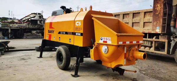 Buy cheap Sany HBT60C Used Concrete Trailer Pump Diesel Engine 14MPa High Pressure from wholesalers