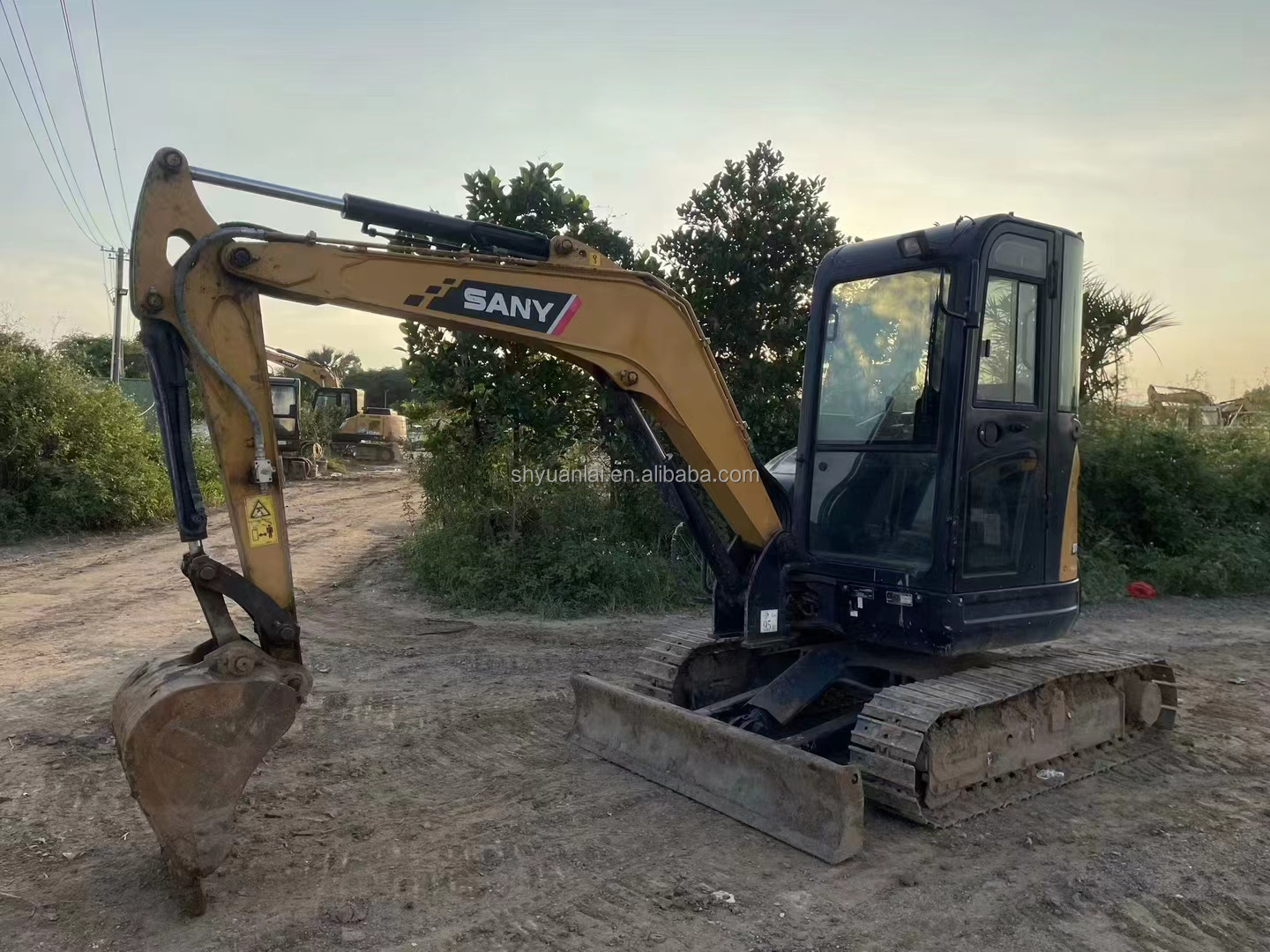 SANY SY35U Excavator 3780 Operating Weight 3000 KG Machine Weight High Work Efficiency