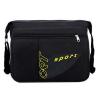 Buy cheap Professional Black Travel Messenger Bags With Backpack Straps Recycled Material from wholesalers