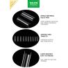 Buy cheap Professional Long Square Full Cover False Nail Tips For Salon Level Nail Art Enhancement from wholesalers