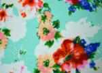 Colorful Patterned Polyester Fabric Non - Flammable Density 72 X 40