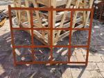 Antique Cast Iron Windows Frame H95xW73CM Victorian Style Windows