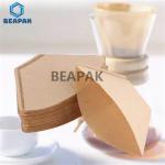 Gravure Printing Wood Pulp Paper Coffee Filter Custom Logo