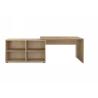 Buy cheap Corner Computer Desk Oak Office Workstation Shelves Furniture L Shaped PC Table from wholesalers