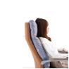 Buy cheap Reclining Genuine Leather Office Chair with Footrest Adjustable Height and Modern Design from wholesalers