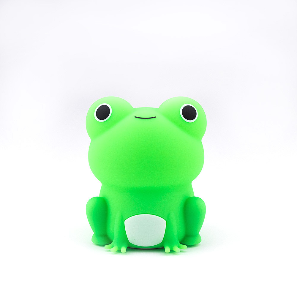 Cute Frog Night Night For Kids Color Changeable Silicone Sleeping Night Lamp For Nursery Dimmable Timer Rechargeable