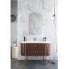 Buy cheap Modern Curved Stainless Steel Bathroom Vanity Cabinet Formaldehyde Free from wholesalers