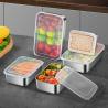 Buy cheap Classic Stainless Steel Freezer Containers Food Storage Multiple Capacity ODM from wholesalers