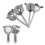 Factory Custom Cocktail wine filter professional metal stainless steel strainer