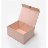 Buy cheap Light Pink Flat Foldable Packaging Box Rigid Customized Design 2mm Thickness from wholesalers