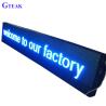 Buy cheap Outdoor Banner Display Programmable Electronic LED Sign with Semi-outdoor and Blue Tube Chip Color from wholesalers
